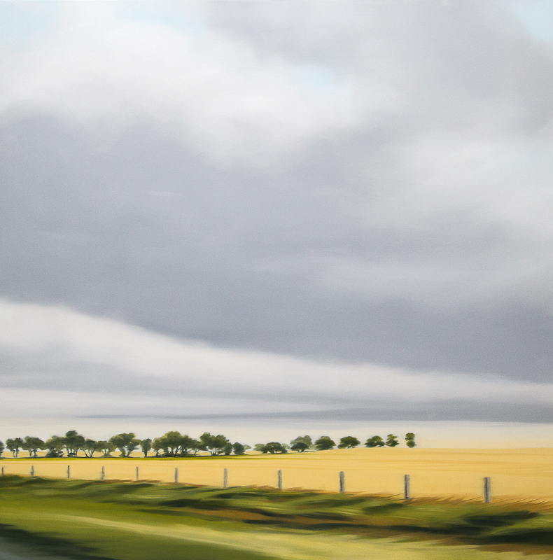 August Drive, Saskatchewan, oil on canvas