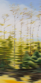 Autumn Drive 1, New Brunswick, oil on canvas