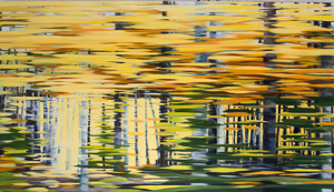 Autumn Drive III, Northwest Territories, oil on canvas