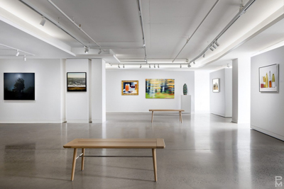 Installation view of True Colours Gallery, Muir Luxury Hotel, Halifax, Nova Scotia