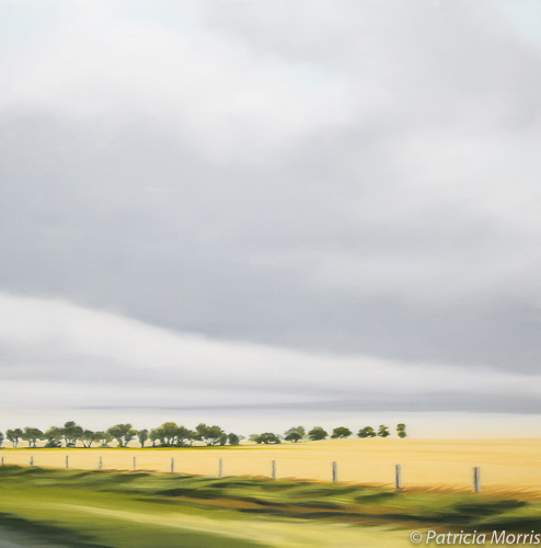 Saskatchewan August Drive, oil on canvas
