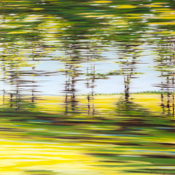 September Road Trip, New Brunswick, oil on canvas