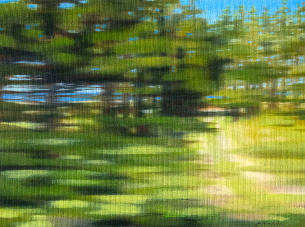 Shore Drive, Nova Scotia, oil on canvas