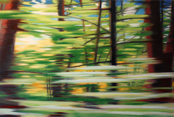 Spring, British Columbia, oil painting