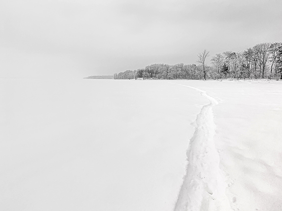 Winter Path, giclée print